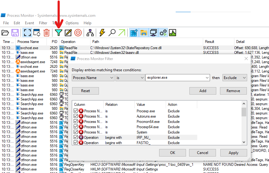 Procmonitor Sweshi's Cyber Security Tutorials | Process Monitor Tutorials